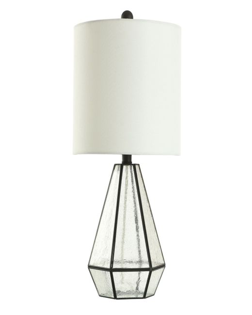 Stylecraft Home Collection StyleCraft Metal Cage and Glass Table Lamp