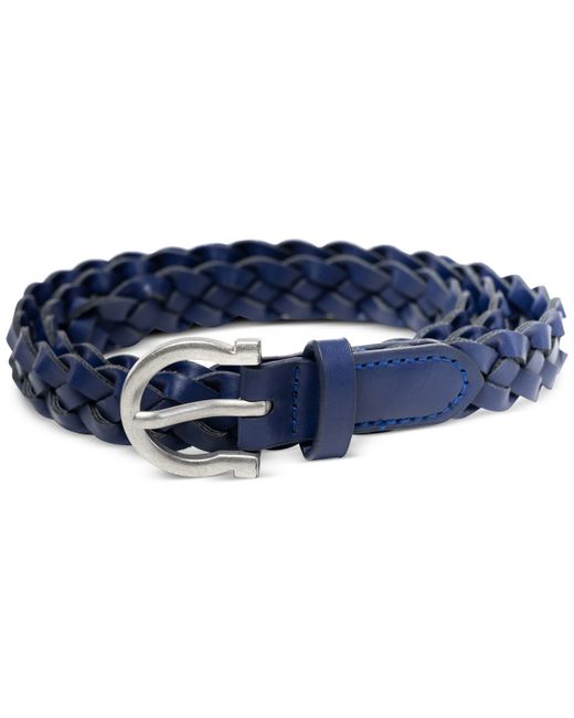 Style & Co Braided Faux-Leather Belt Created for Macy