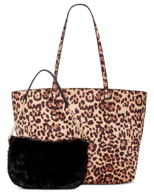 I.N.C. International Concepts Zoiey 2-1 Tote Created for blk Fur