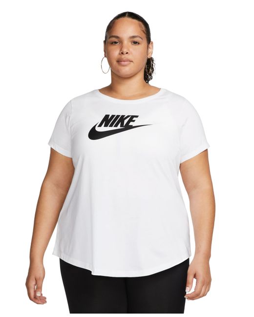 Nike Plus Active Sportswear Essentials Short-Sleeve Logo T-Shirt black