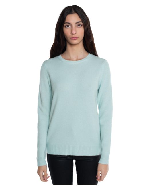 Jennie Liu 100 Pure Cashmere Extra-ply Cozy Long Sleeve Crew Neck Sweater