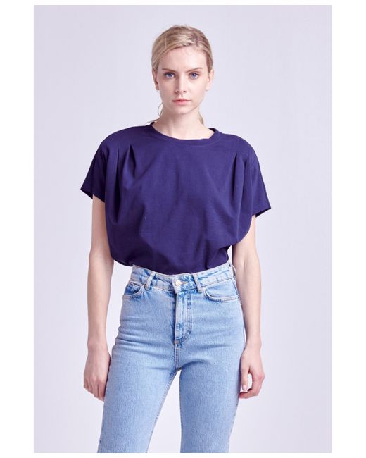 English Factory Pleated T-Shirt