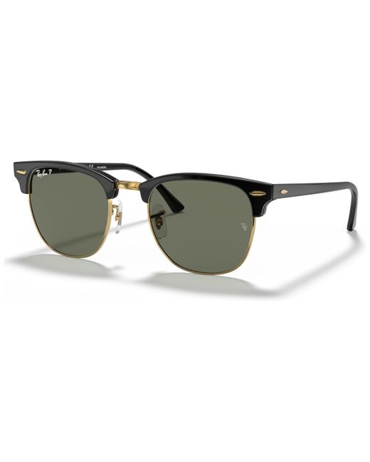 Ray-Ban Polarized Sunglasses RB3016 Clubmaster BLACK