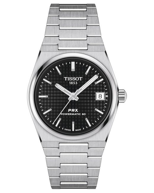 Tissot Swiss Automatic Prx Powermatic 80 Stainless Steel Bracelet Watch 35mm