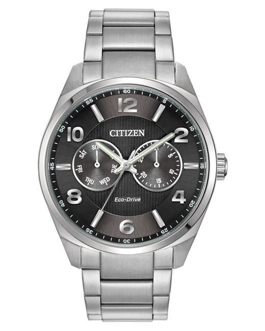Citizen Eco-Drive Corso Stainless Steel Bracelet Watch 42mm