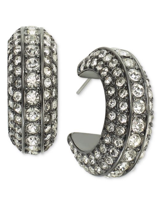 I.N.C. International Concepts Small Pave C-Hoop Earrings 1.02 Created for