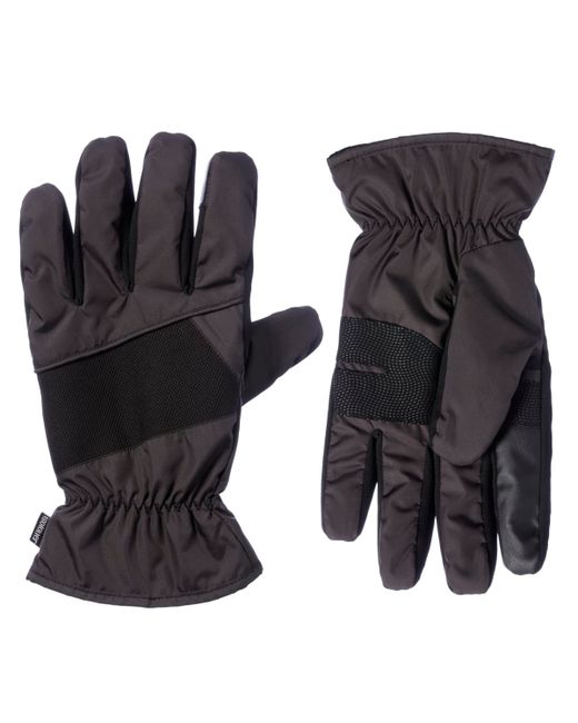ISOTONER Signature Insulated Water Repellent Tech Stretch Piecing Gloves with Touchscreen Technology