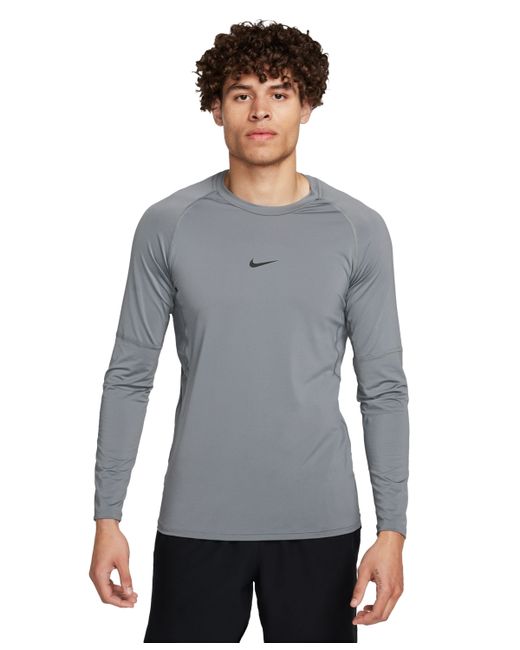 Nike Pro Slim-Fit Dri-fit Long-Sleeve T-Shirt black