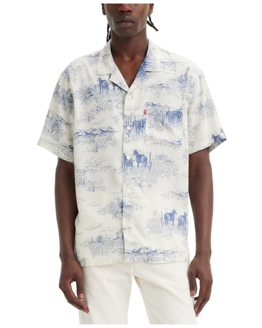 Levi's Sunset Printed Button-Down Camp Shirt