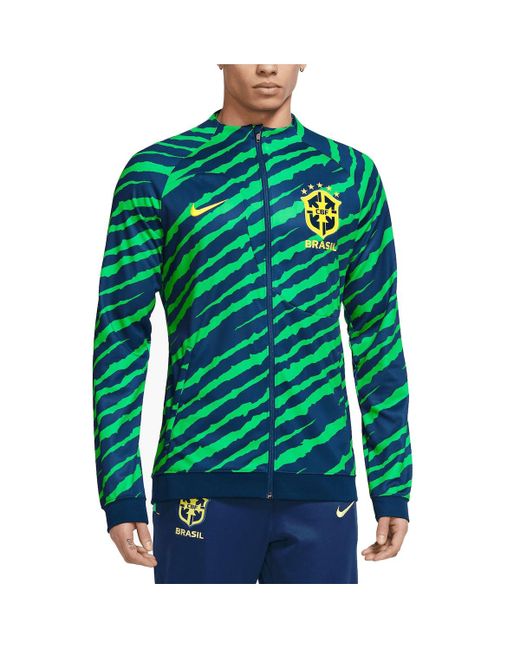 Nike Brazil National Team Academy Pro Anthem Performance Full-Zip Jacket
