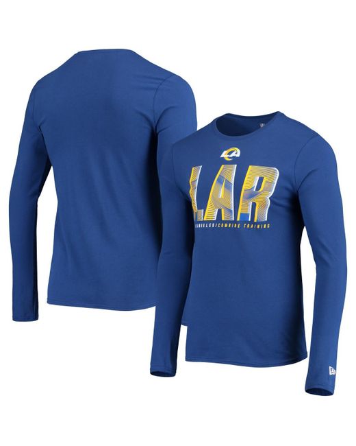 New Era Los Angeles Rams Combine Authentic Static Abbreviation Long Sleeve T-shirt