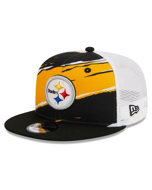 New Era Pittsburgh Steelers Tear Trucker 9FIFTY Snapback Hat