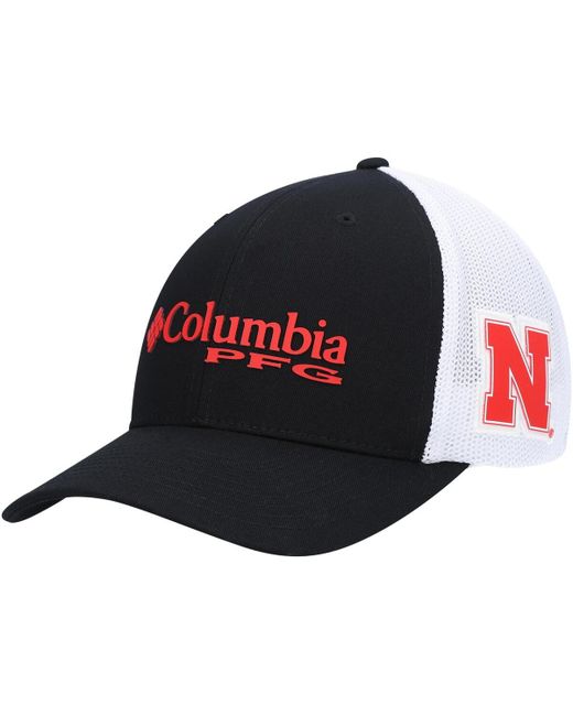 Columbia Nebraska Huskers Pfg Logo Snapback Hat