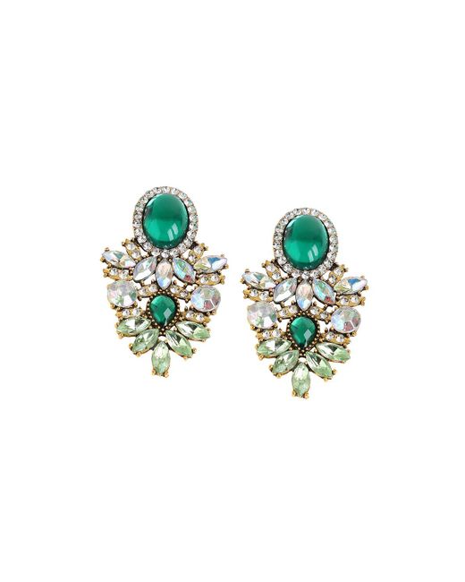 Sohi Embellished Drop Earrings