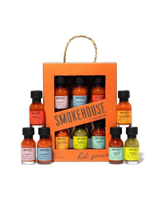 Thoughtfully Smokehouse by Mini Gourmet Hot Sauce Sampler Gift Set of 6
