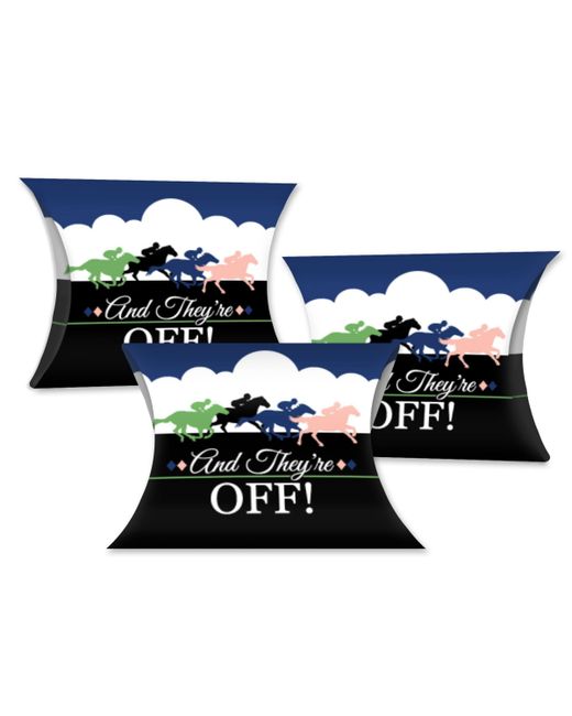 Big Dot Of Happiness Kentucky Horse Derby Favor Gift Boxes Race Party Petite Pillow Set of 20
