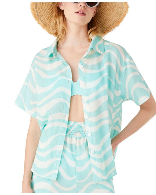 Kate Spade New York Cotton Cover-Up Shirt