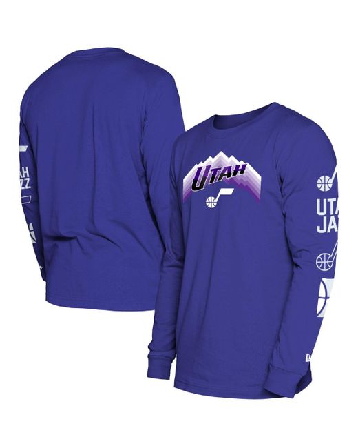 New Era Utah Jazz 2023/24 City Edition Long Sleeve T-shirt