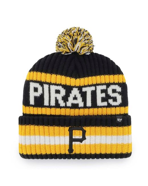 '47 Brand Pittsburgh Pirates Bering Cuffed Knit Hat with Pom