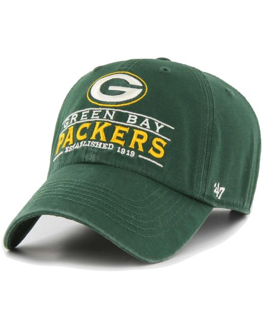 '47 Brand 47 Brand Bay Packers Vernon Clean Up Adjustable Hat