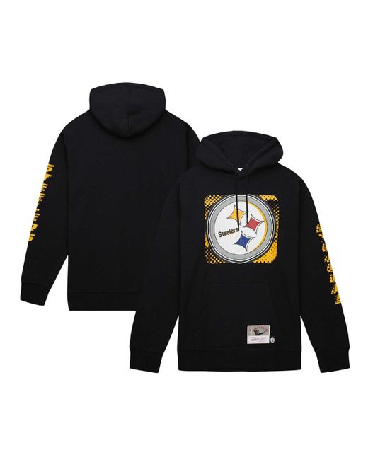 Mitchell & Ness Pittsburgh Steelers Gridiron Classics Big Face 7.0 Pullover Hoodie