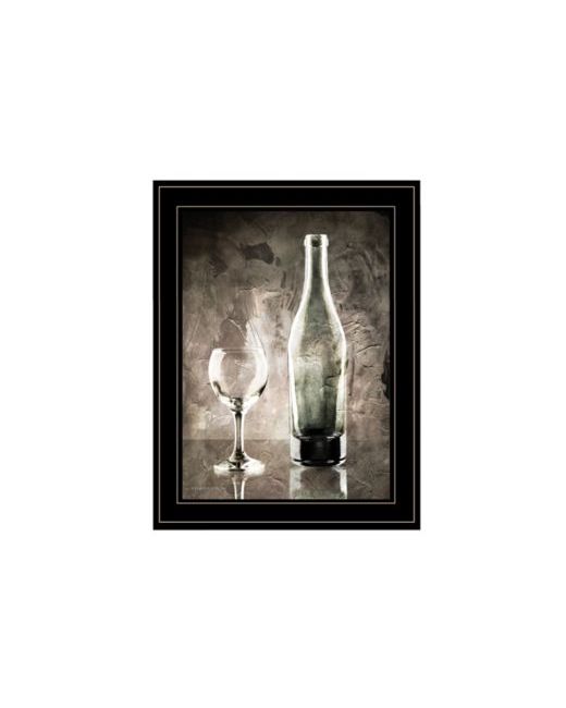 Trendy Decor 4u Moody Gray Wine Glass Still Life By Bluebird Barn Ready To Hang Framed Print Collection