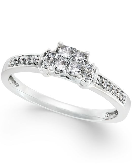 Promised Love Diamond Promise Ring 10k 1/4 ct. t.w.