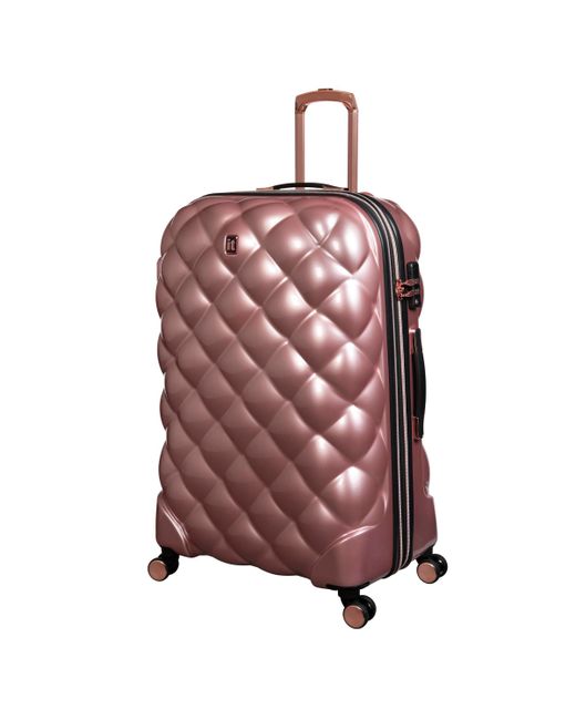 it Luggage St Tropez Trois 30 Hardside Checked 8 Wheel Expandable Spinner