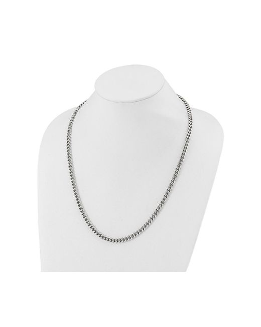 Chisel 6mm inch Curb Chain Necklace