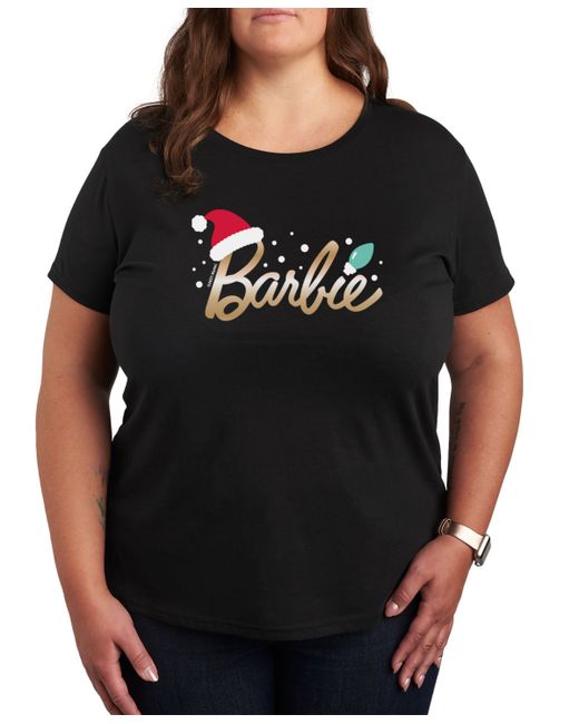 Hybrid Apparel Air Waves Trendy Plus Barbie Holiday Graphic T-Shirt