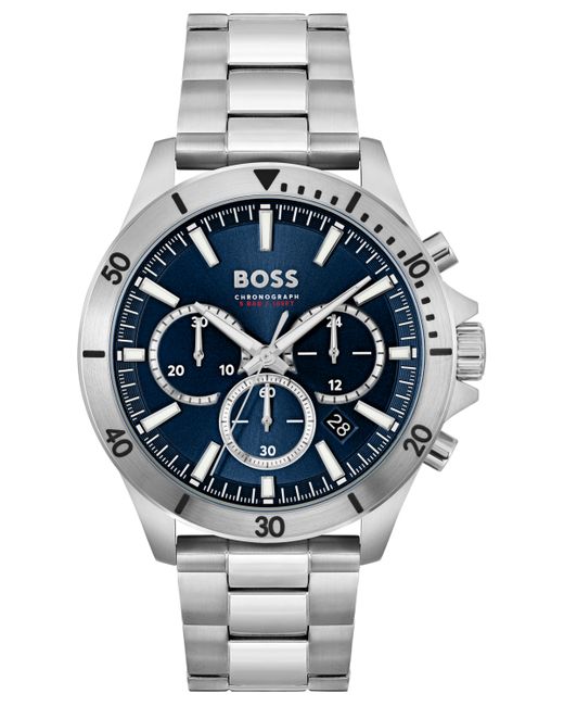 Boss Chronograph Troper Stainless Steel Bracelet Watch 45mm
