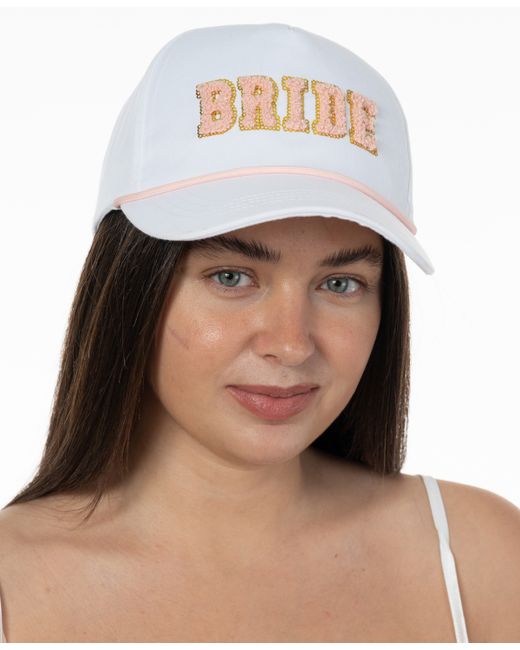 Bellissima Millinery Collection Terry Bride Baseball Cap