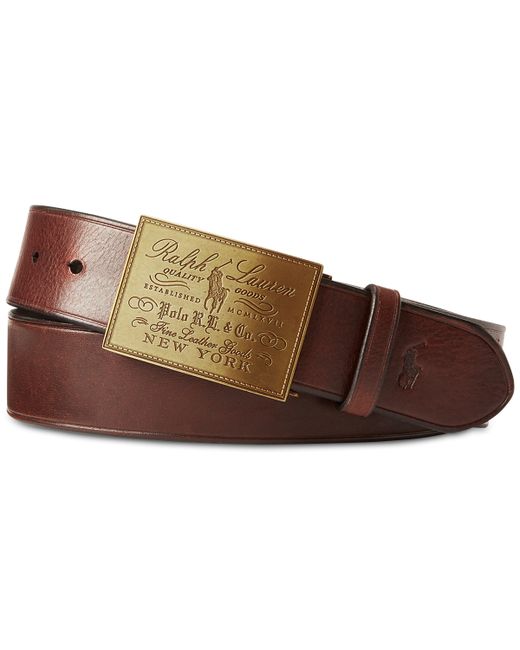 Polo Ralph Lauren Heritage Plaque-Buckle Belt