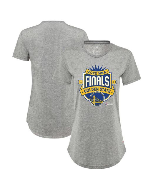 Sportiqe Golden State Warriors 2022 Nba Finals Crest Phoebe T-shirt