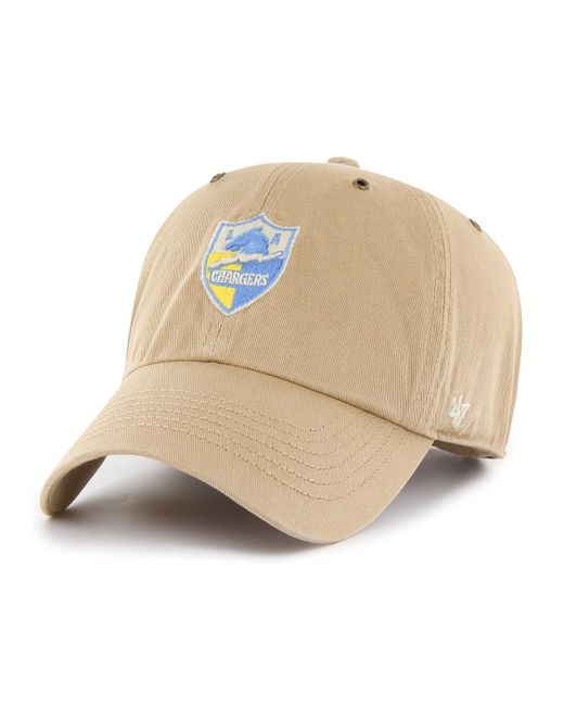 '47 Brand 47 Brand Los Angeles Chargers Overton Clean Up Adjustable Hat