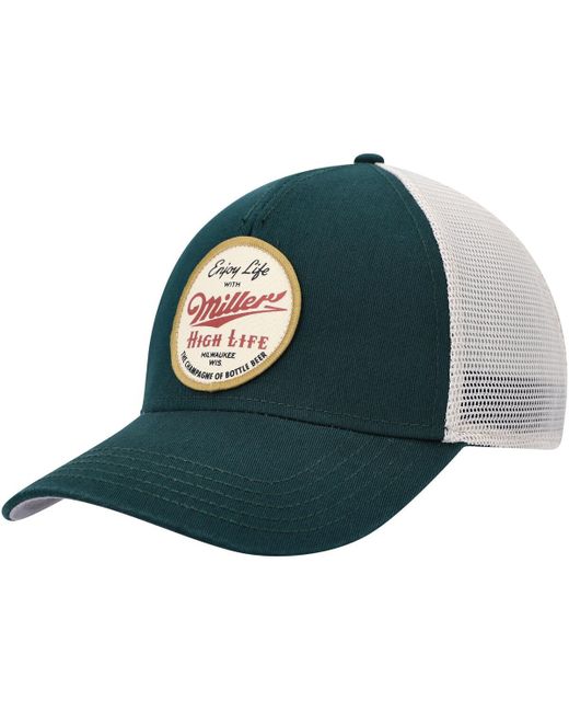 American Needle Cream Miller Valin Trucker Snapback Hat