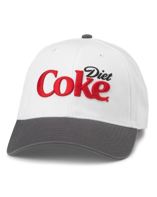 American Needle and Charcoal Diet Coke Ballpark Adjustable Hat