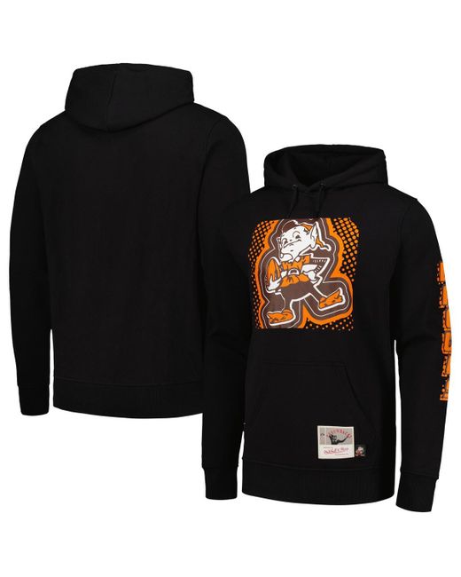 Mitchell & Ness Cleveland Browns Gridiron Classics Big Face 7.0 Pullover Hoodie
