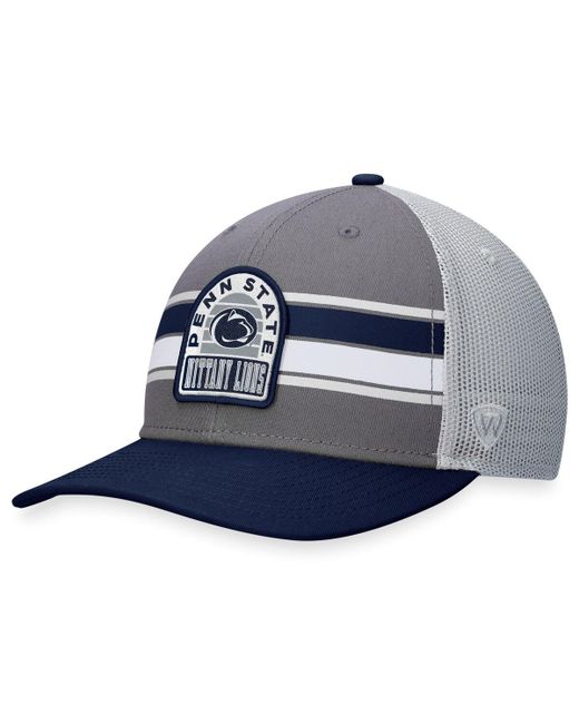 Top Of The World Navy Penn State Nittany Lions Aurora Trucker Adjustable Hat