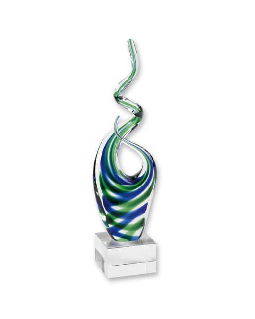 Badash Crystal Ocean Art Glass Sculpture