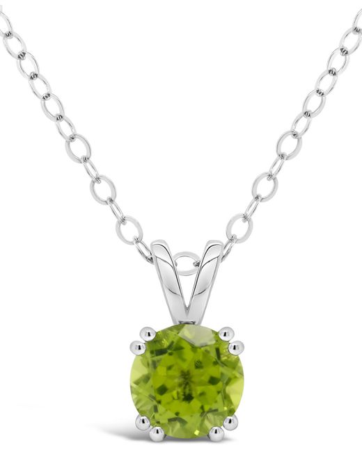 Macy's Gemstone Pendant Necklace Sterling
