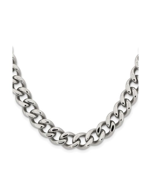 Chisel 11.5mm Curb Chain Necklace
