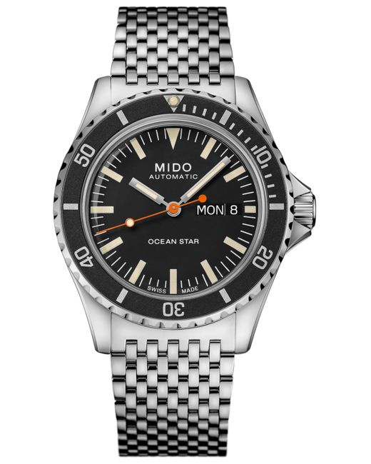 Mido Swiss Automatic Ocean Star Tribute 75th Anniversary Stainless Steel Bracelet Watch 41mm