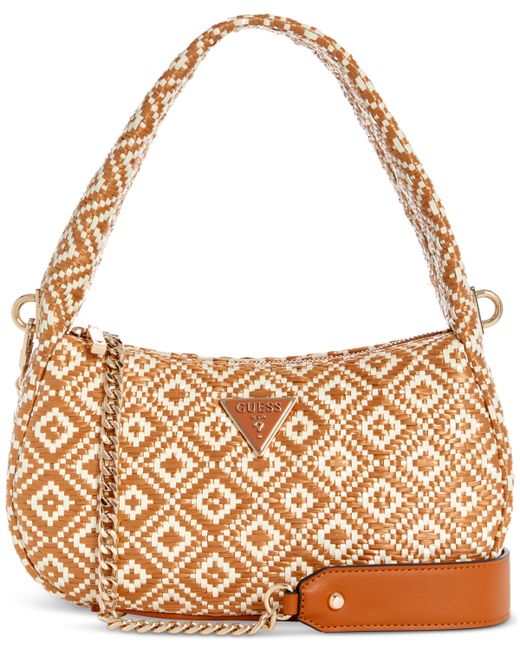 Guess Rianee Small Woven Hobo