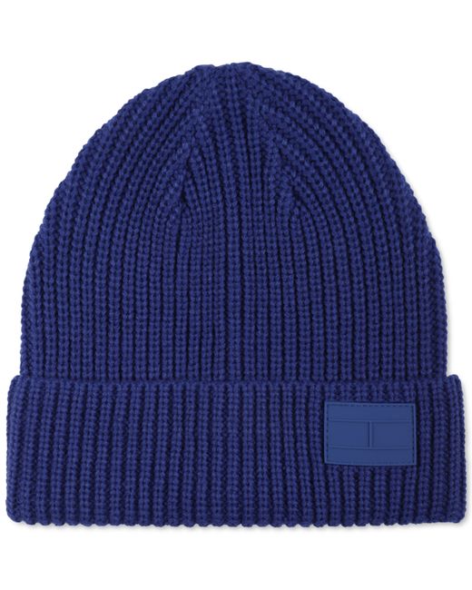 Tommy Hilfiger Shaker Cuff Hat Beanie with Ghost Patch