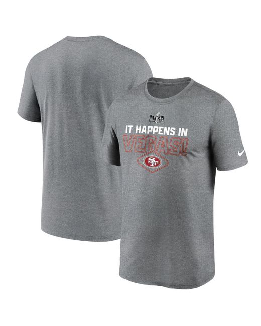 Nike San Francisco 49ers Super Bowl Lviii Logo Lockup T-shirt