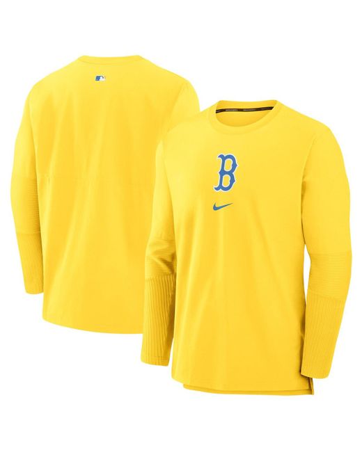 Nike Boston Red Sox Authentic Collection City Connect Player Tri-Blend Performance Pullover Jacket