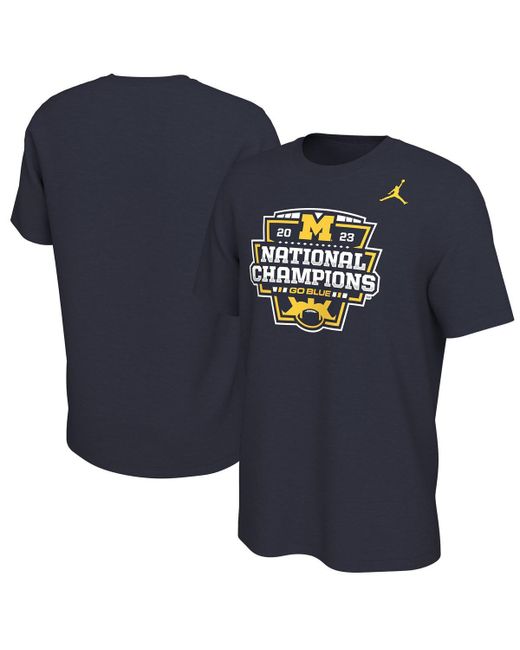 Jordan Michigan Wolverines College Football Playoff 2023 National Champions Team T-shirt