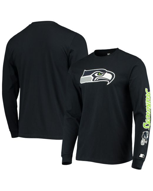 Starter College Seattle Seahawks Halftime Long Sleeve T-shirt