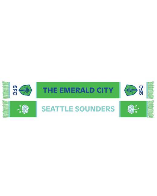 Ruffneck Scarves and Seattle Sounders Fc Emerald City Scarf White